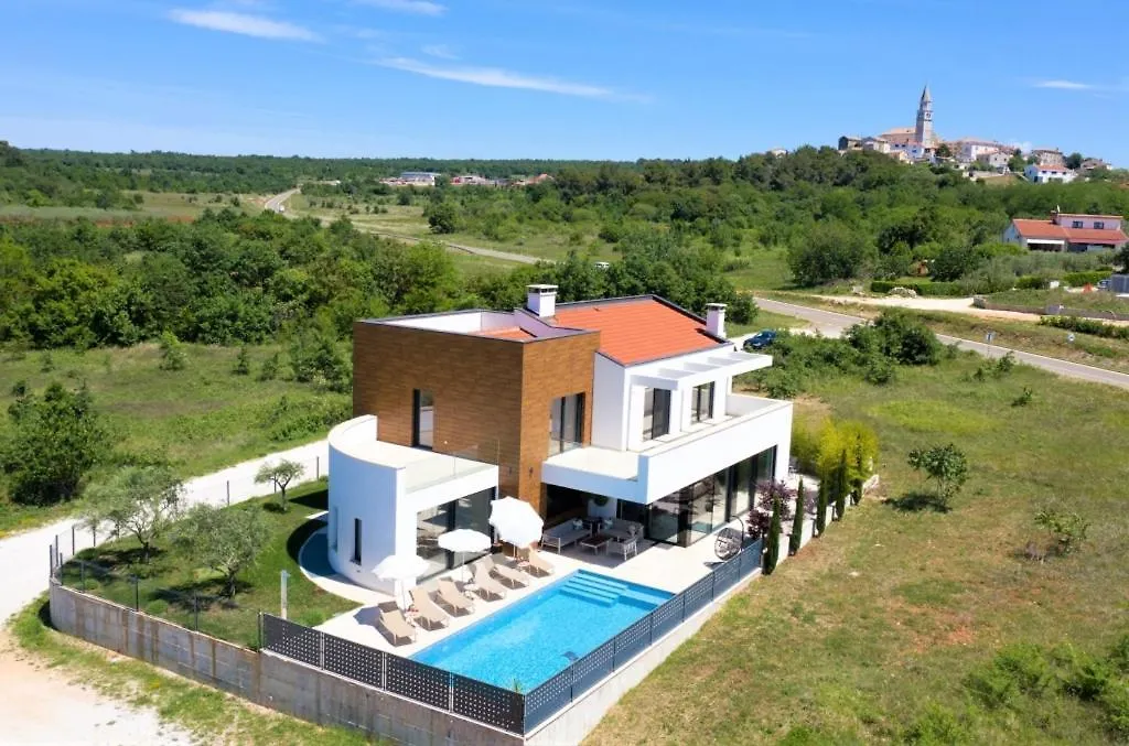 Holiday House In Visnjan With Sea View, Terrace, Air Conditioning, Wi-Fi 0*,